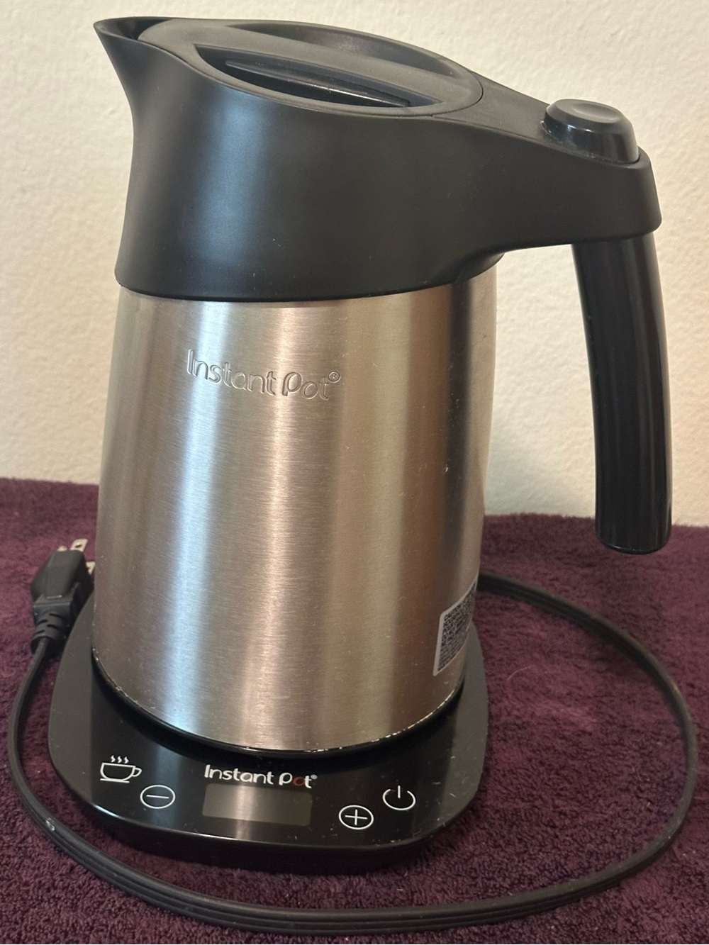 Instant Zen 55oz/1.5L Cool Touch Temperature Control Cordless Electric Kettle